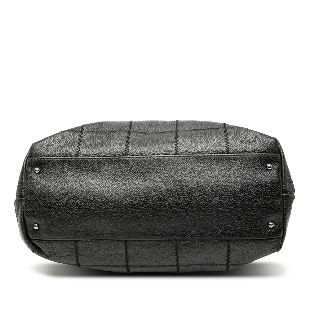 Pre-Loved Chanel Choco Bar Caviar Tote - Picture 3 of 7